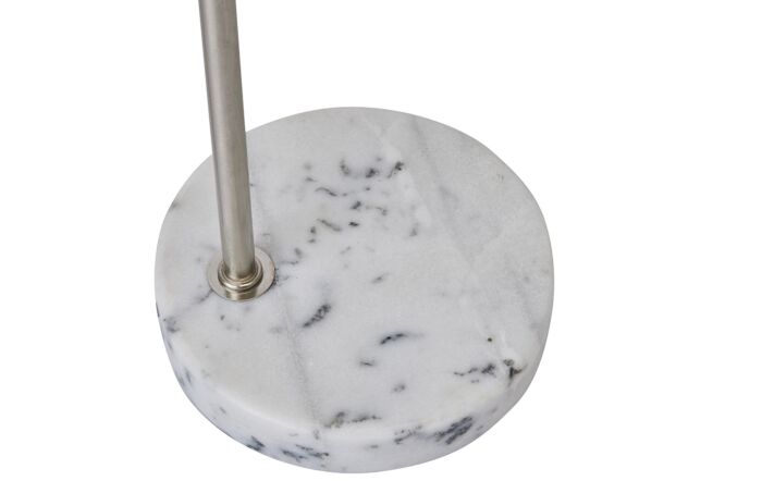 Hill Interiors Marble And Silver Industrial Desk Lamp-21799