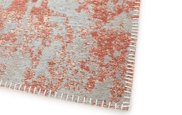 Maze Earth Abstract Blue Indoor/Outdoor Rug 160cmx230cm-RUG-160X230-EAB