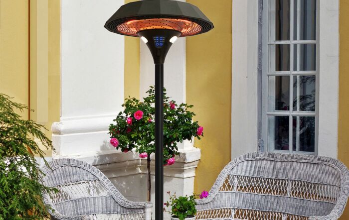 Maze Helio Freestanding Electric Patio Heater - 2100W-HT-HEL-2100-FS 1