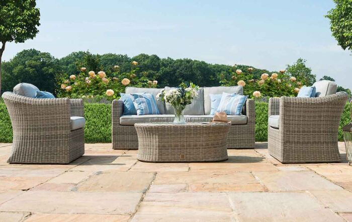 Maze Oxford 3 Seat Garden Sofa Set-OXF-202024