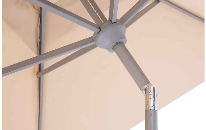 Maze Rectangular Table Parasol 3m x 2m - Beige-QD101-3MX2M