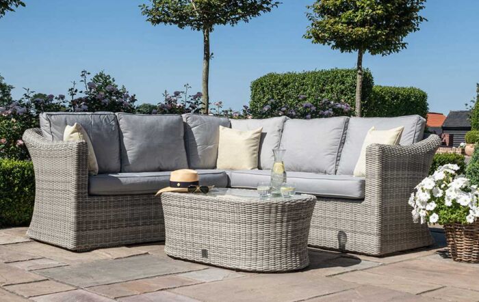 Maze Oxford Garden Corner Sofa Set-oxf-203024