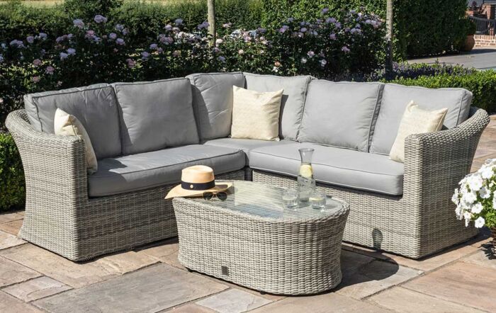 Maze Oxford Garden Corner Sofa Set-oxf-203024