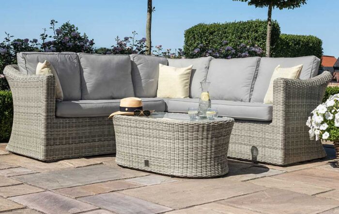 Maze Oxford Garden Corner Sofa Set-oxf-203024