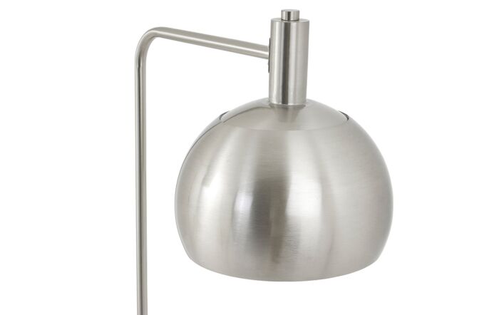 Hill Interiors Marble And Silver Industrial Adjustable Floor Lamp-21801