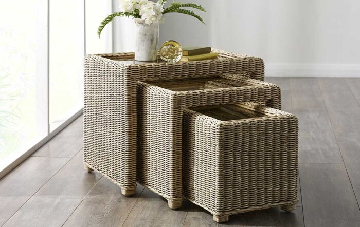 Cane Industries Nest of Tables - Set of 3