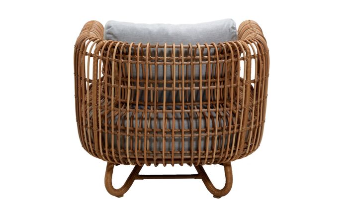 Cane-Line Garden Nest Chair and Peacock Large Wing Sofa-57421USL