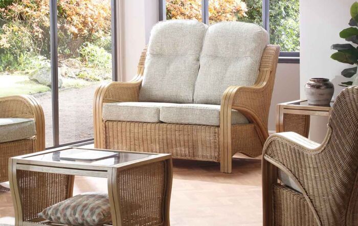 Desser Opera Cane Rattan 2 Seater Sofa