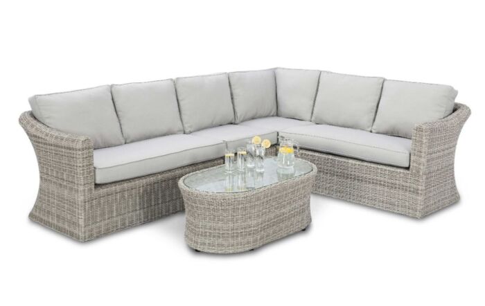 Maze Oxford Rattan Large Corner Group Sofa Set with Coffee Table-OXF-203014 1