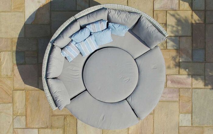 Maze Oxford Rattan Lifestyle Sofa Suite with Rising Table-OXF-207052