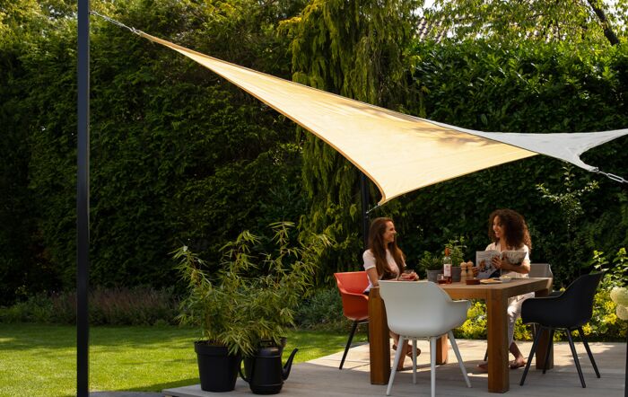 Pacific Lifestyle 3m x 4m Rectangular Shade Sail Sand-18-N501-082-44