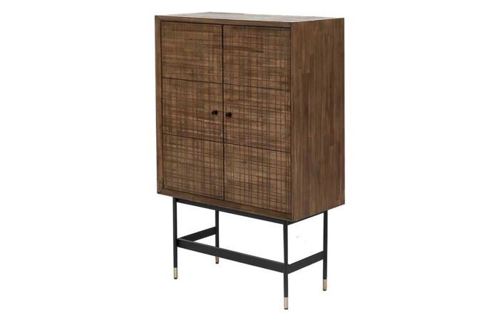 Pacific Lifestyle Arte Acacia Wood Bar Cabinet