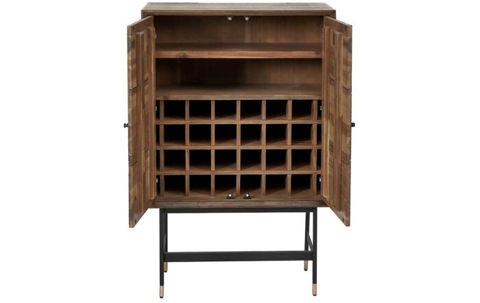 Pacific Lifestyle Arte Acacia Wood Bar Cabinet-76-498