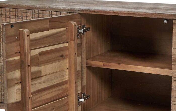 Pacific Lifestyle Arte Acacia Wood 3 Door Sideboard-76-497