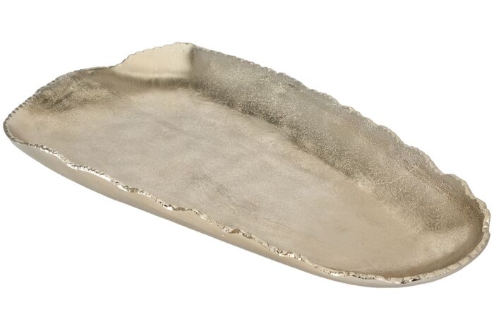 Pacific Lifestyle Champagne Gold Metal Decorative Platter-70-661