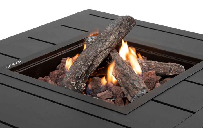 Pacific Lifestyle Cosiflow 120 Rectangular Fire Pit Table Anthracite-18-537-ANT
