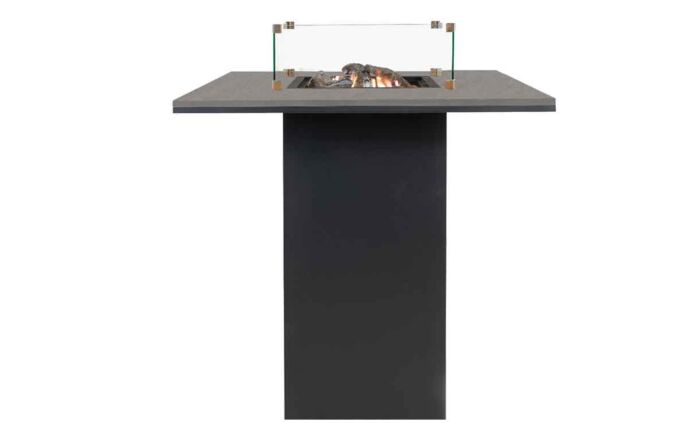 Pacific Lifestyle Cosiloft 100 Fire Pit Bar Table Black and Grey-18-530-BK-GY