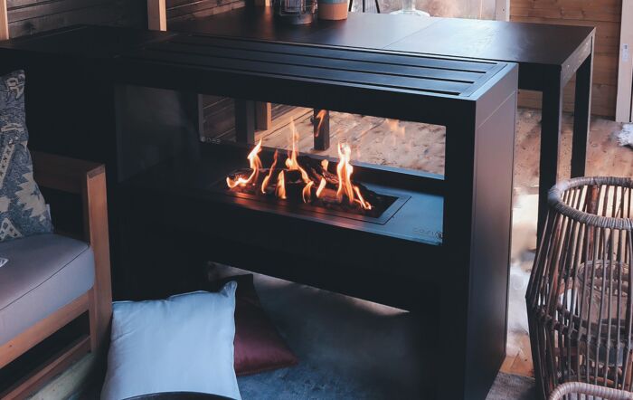 Pacific Lifestyle Cosivista 160 Black Fire Pit-18-529-BK