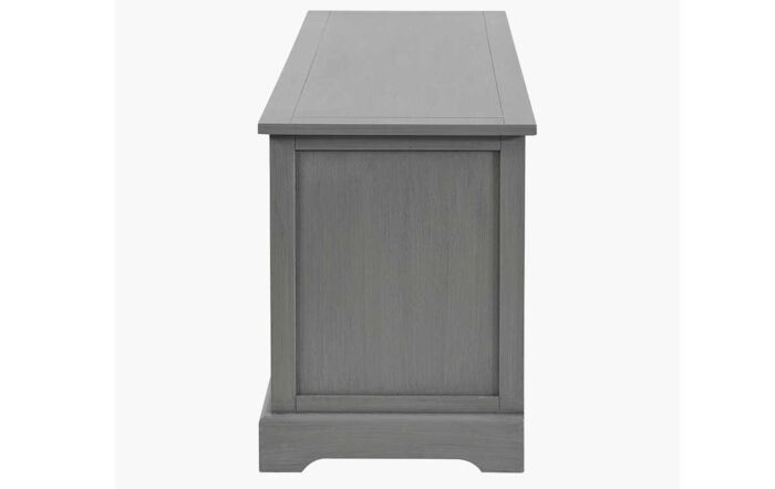 Pacific Lifestyle Devonshire Grey Wood 3 Drawer 3 Basket Unit-76-525