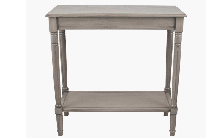 Pacific Lifestyle Heritage Taupe Pine Wood Rectangular Console Table-76-299-TA 1