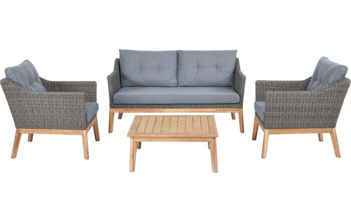 Pacific Lifestyle Larissa Lounge Set - Kubu Grey-18-F-636-KG