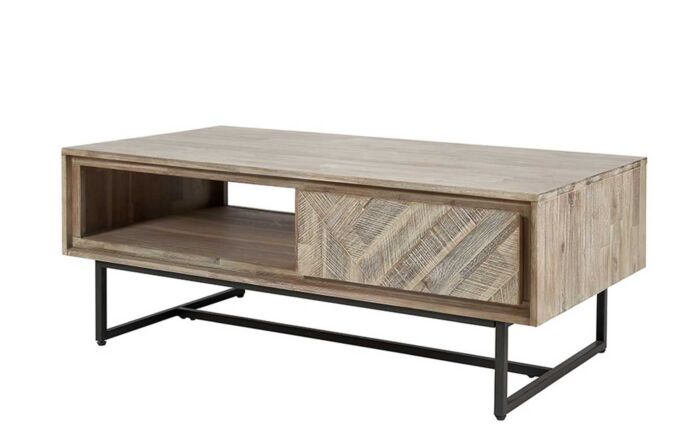 Pacific Lifestyle Marca Acacia Wood 2 Drawer Coffee Table-76-494 1