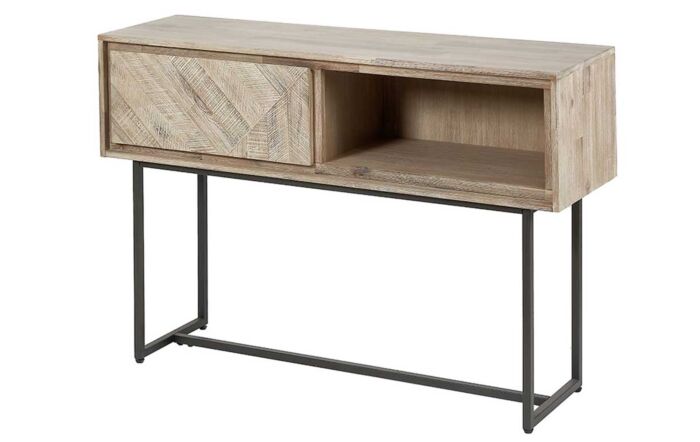Pacific Lifestyle Marca Acacia Wood 1 Drawer Console Table-76-495