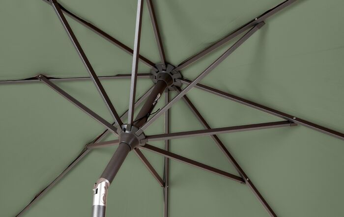 Pacific Lifestyle Riva 3m Round Parasol with Base - Olive-18-119-OL 18-123