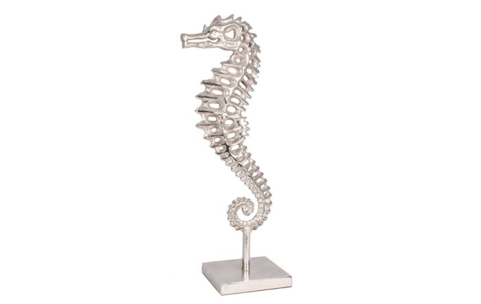 Pacific Lifestyle Silver Metal Seahorse Ornament-70-375