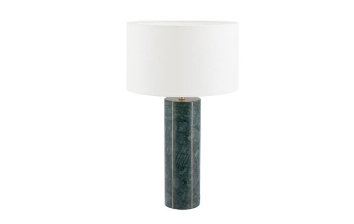 Pacific Lifestyle Venetia Green Marble And Gold Metal Tall Table Lamp-30-881-K
