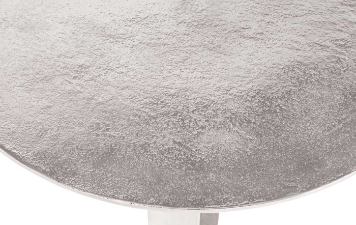Pacific Lifestyle Zaneta Shiny Silver Metal Table-76-555-SI