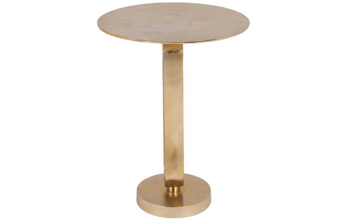 Pacific Lifestyle Zeneta Shiny Gold Metal Table-76-555-GO