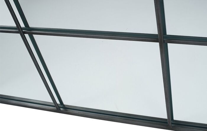 Pacific Lifestyle Dark Grey Metal 9 Section Square Wall Mirror