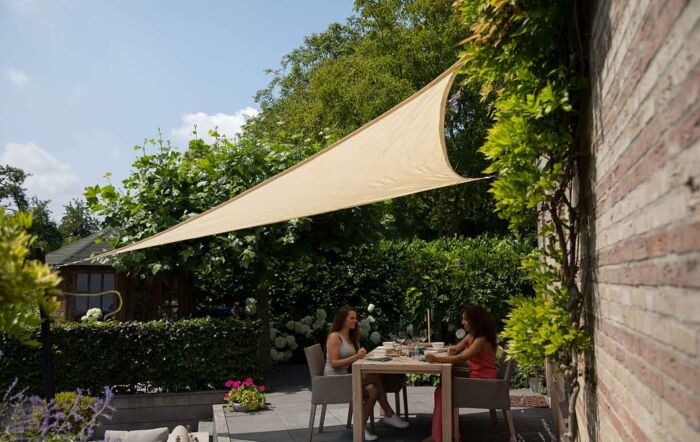 Pacific Lifestyle 5m Triangle Shade Sail Off-White-18-N508-082-35 1