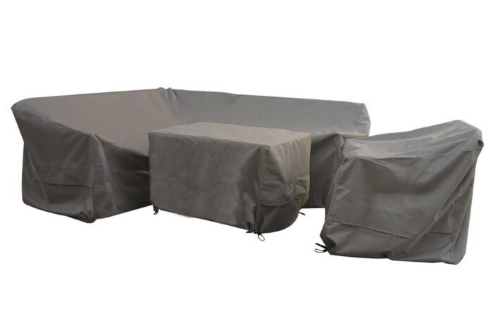 Bramblecrest Mauritius L Shape Sofa Set Covers including Armchair - Long Right -CVRMS3G 1