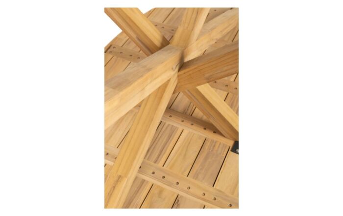 4 Seasons Outdoor Barista 6 Seat Teak Dining Set -91419/91309/91476-1