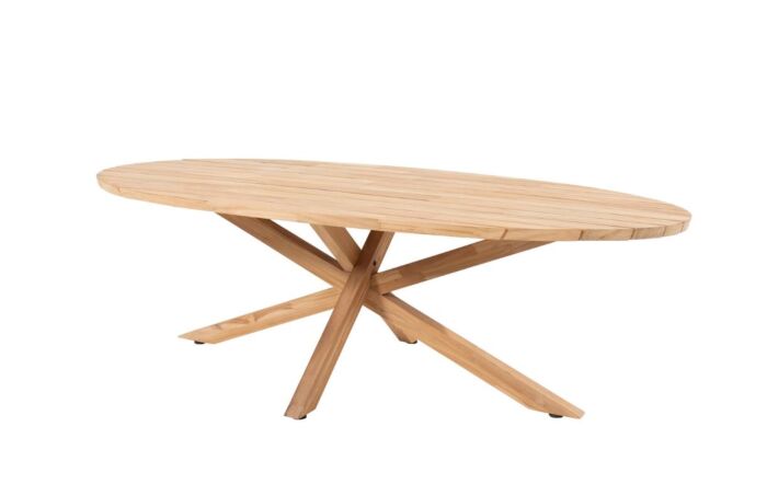 4 Seasons Outdoor Prado 240 x 115 Elliptical Wooden Garden Table-91219/91420