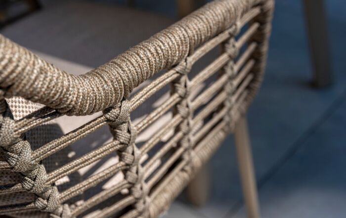 4 Seasons Outdoor Puglia 6 Seat Round Low Dining Set-91624/91628