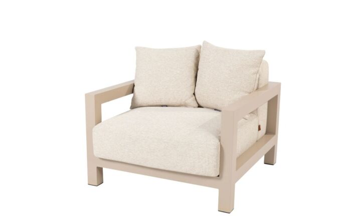 4 Seasons Outdoor Raffinato Lounge Set With 2 Teak Tables-19871 x 4 & 17065 x 2 & 19869 & 19870 1