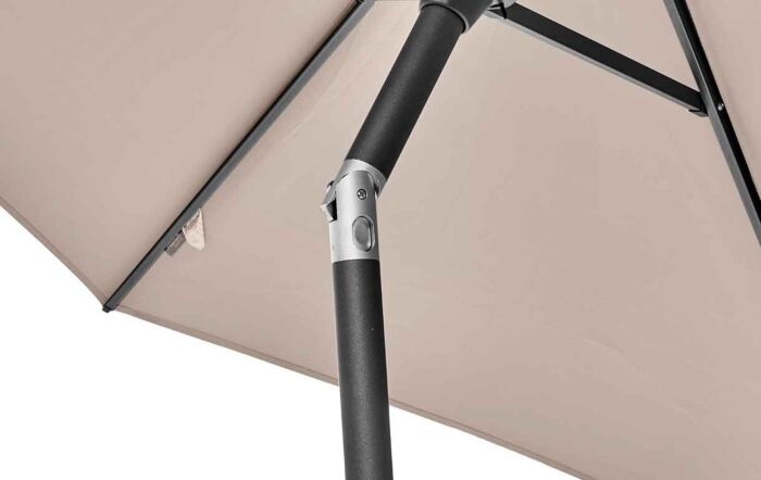 Pacific Lifestyle Riva Platinum Parasol - Taupe 2.5 Metre-18-118-TA