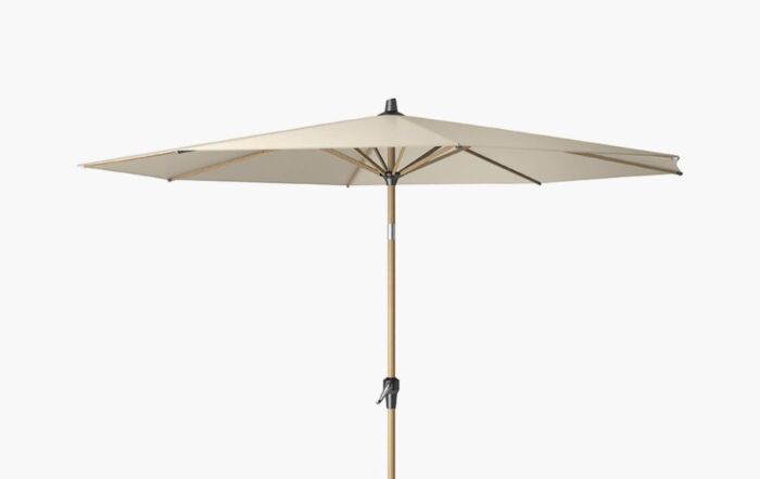 Pacific Lifestyle Riva Teak Round 3m Champagne Parasol-18-192-CH