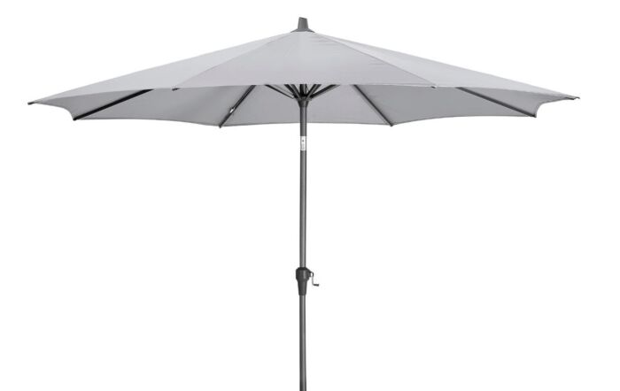 Pacific Lifestyle Riva 3.5m Luna Grey Parasol With 40kg Wheeled Base-18-120-LG-18-123
