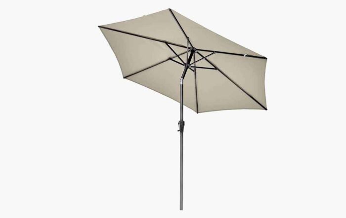 Pacific Lifestyle Riva 2.5m Round Champagne Parasol-18-118-CH