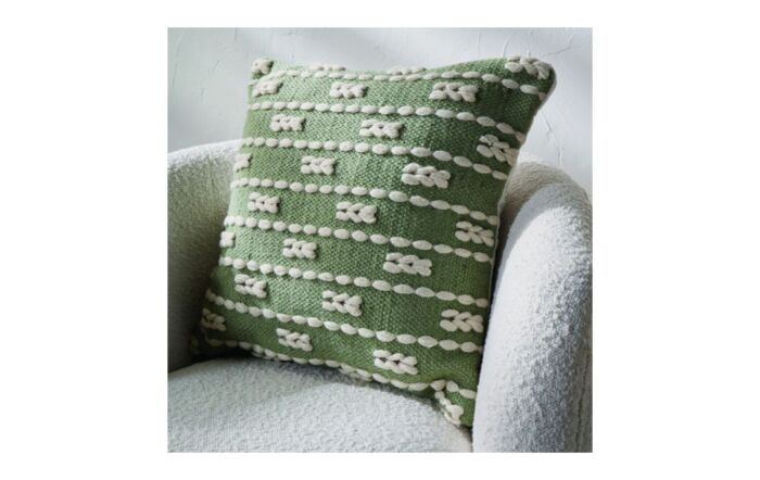 Pacific Lifestyle Sage Braid Indoor/Outdoor Scatter Cushion-18-713-SA-WH