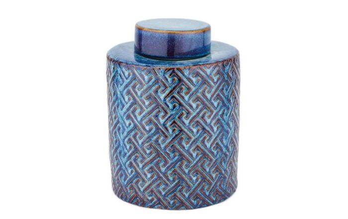Hill Interiors Seville Large Indigo Azero Urn-22607