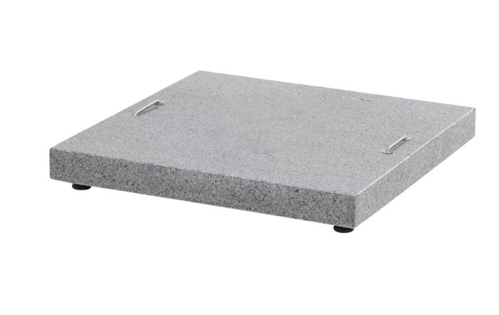 4 Seasons Outdoor Hacienda 300 x 400 cm Parasol with 125kg Siesta Granite Grey Base with Wheels - Grey-08569