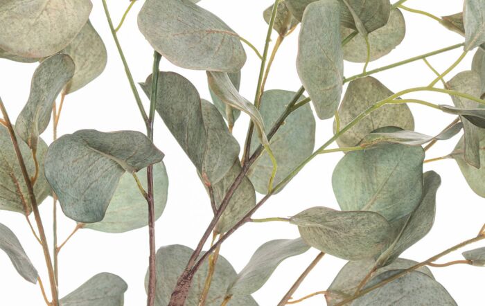 Hill Interiors Eucalyptus Tree In Metallic Pot-21025