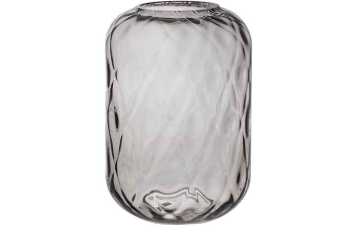 Pacific Lifestyle Smoked Grey Glass Quadrant Vase Large-70-531L