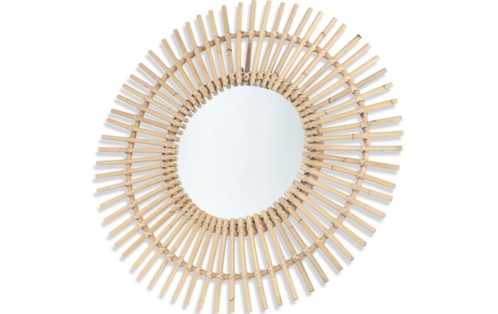 Starburst Rattan Mirror-Natural-27006-Natural