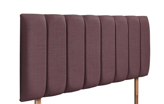 Swanglen Florence Strutted Fabric Headboard - Small Double 4'0"-Swanglen Florence Strutted Fabric Headboard - Small Double 4'0"